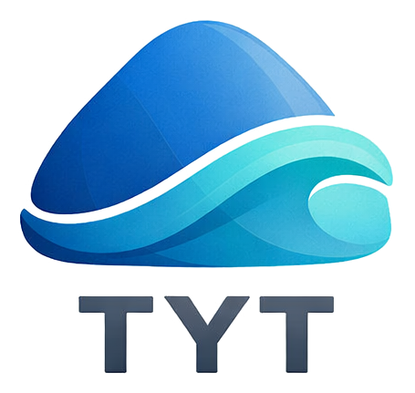 TrustYourTwin-Logo: Berg und Welle